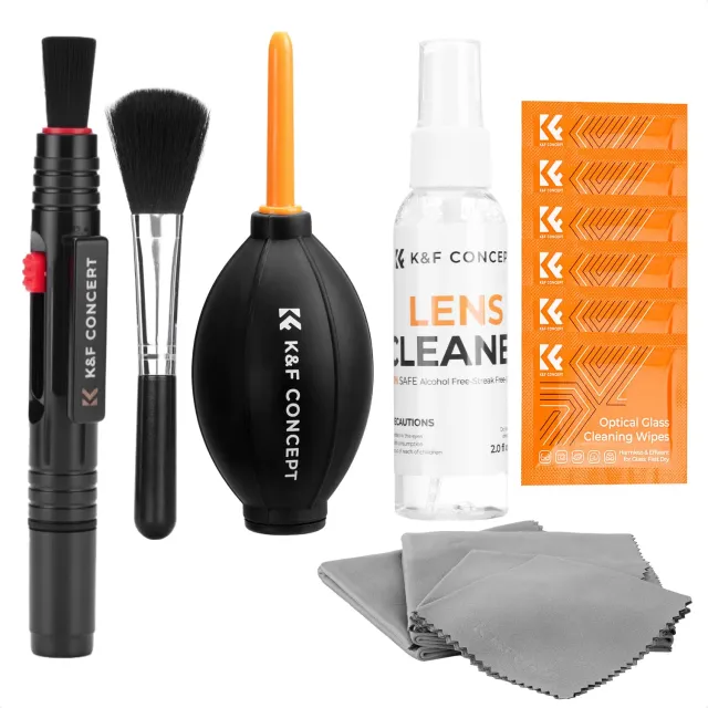 K&F Concept kit pulizia fotocamera 15in1 lenti