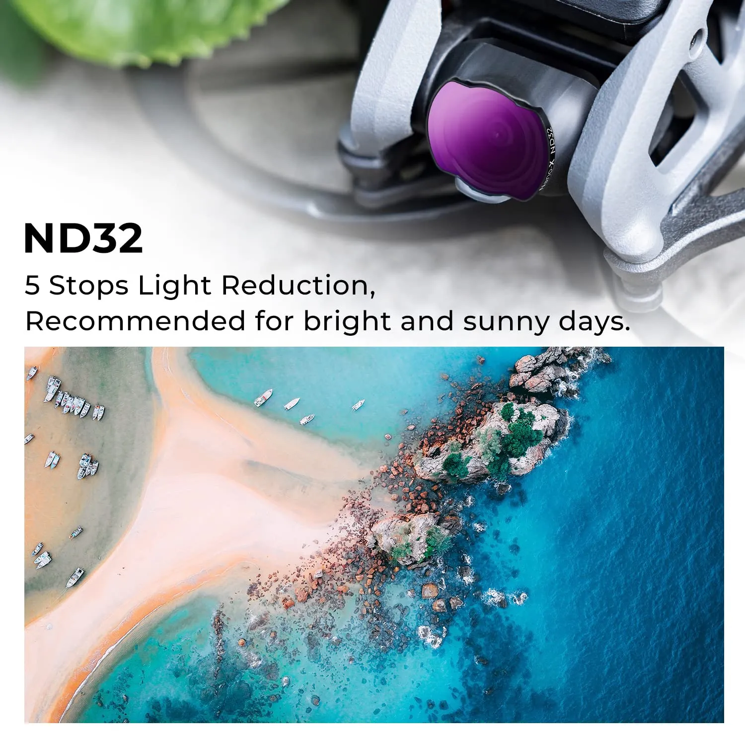 K&F Concept ND32 filtro drone DJI Avata vetro ottico
