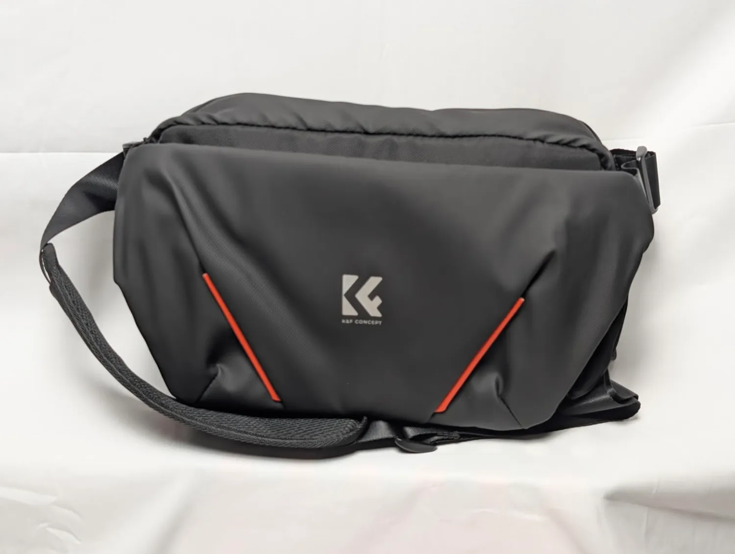 K&F Concept borsa tracolla fotocamera 6L nera divisori