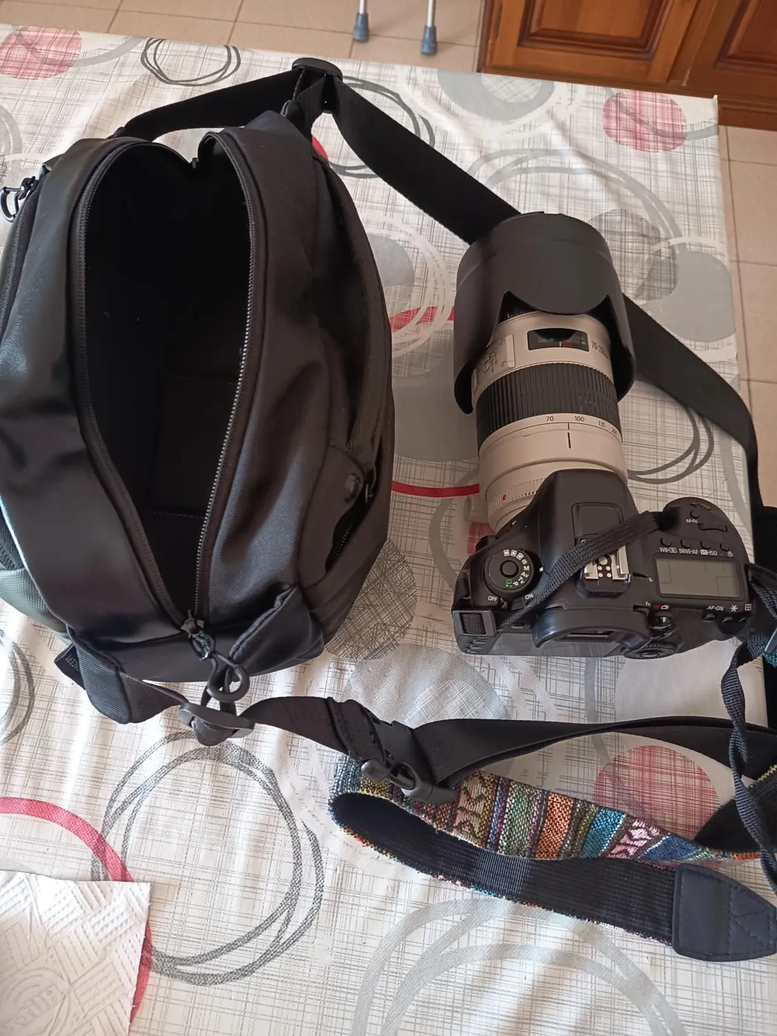 K&F Concept Borsa Tracolla Fotocamera M Verde Nero Impermeabile