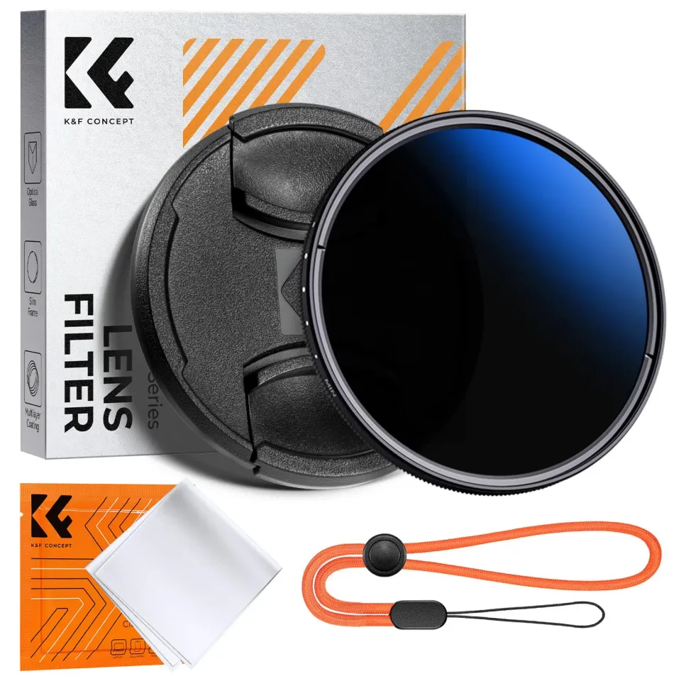 K&F Concept Nano-Klear filtro variabile ND2-400 77mm 9 stop
