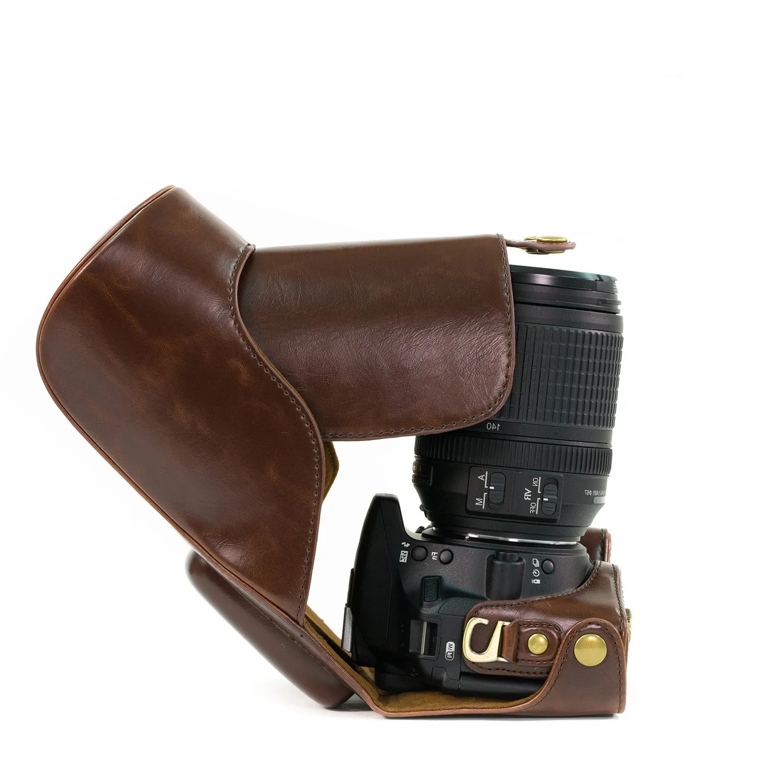 MegaGear Ever Ready Custodia Fotocamera Nikon D5500 ecopelle