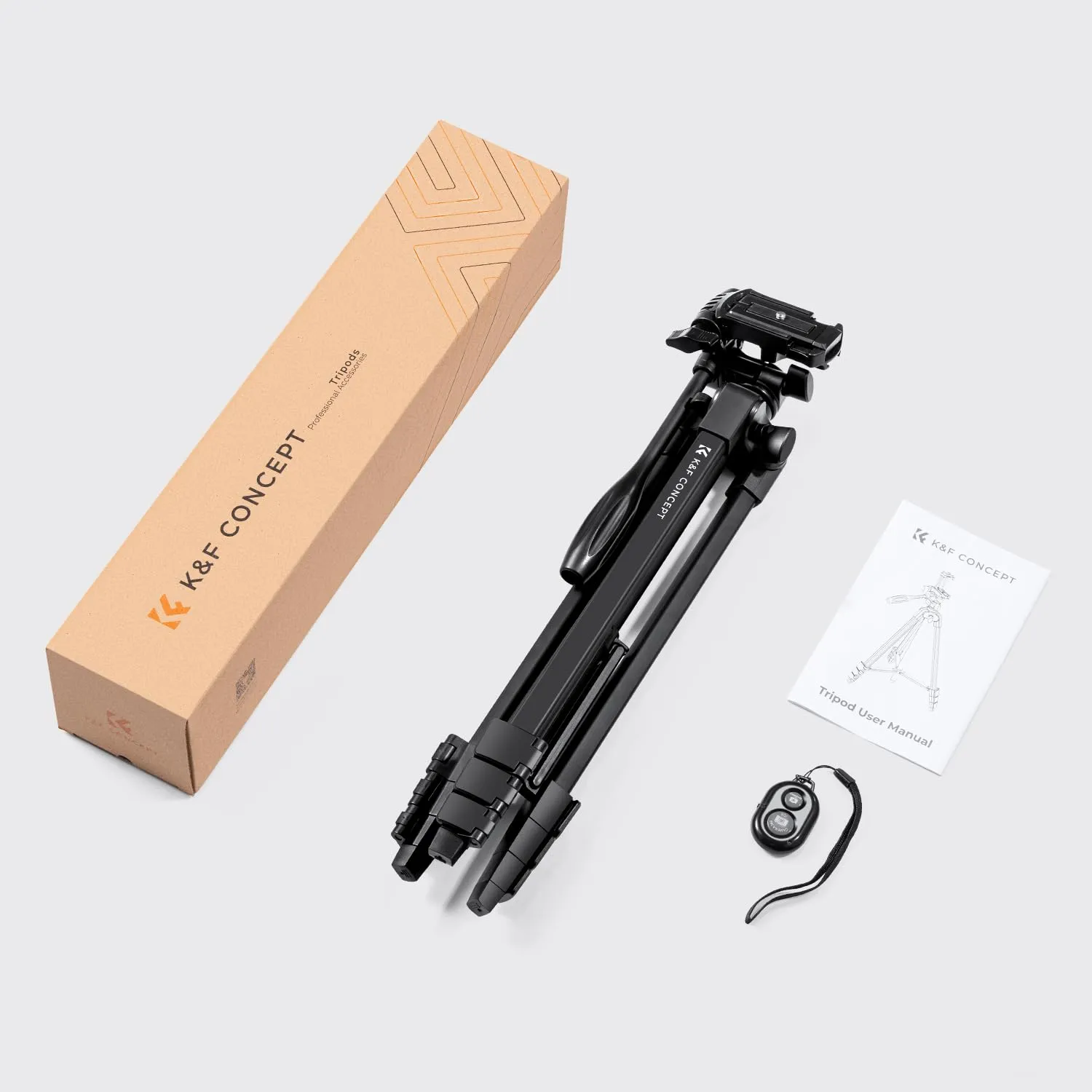K&F Concept treppiede smartphone 152cm telecomando leggero