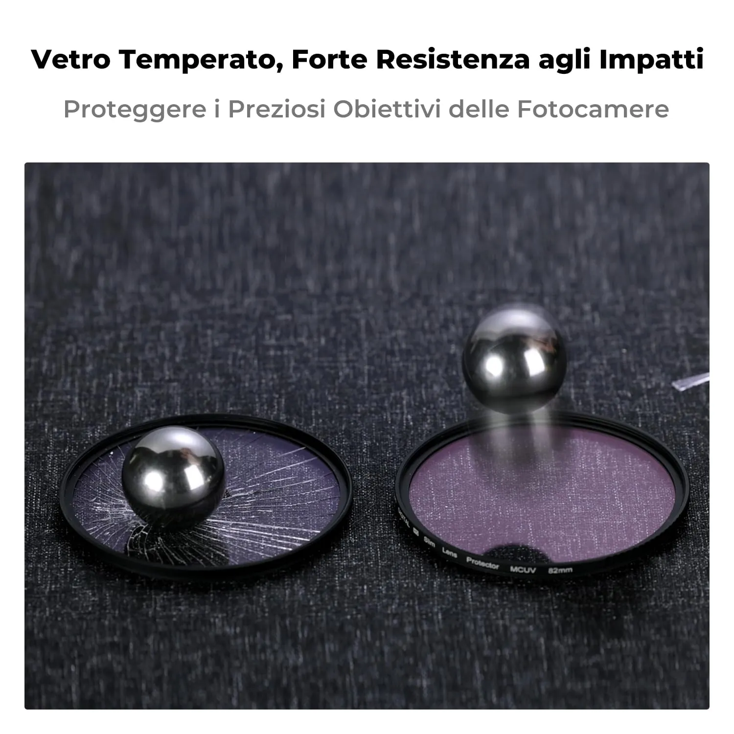 K&F Concept Nano-Xcel Filtro UV 82mm Protettivo