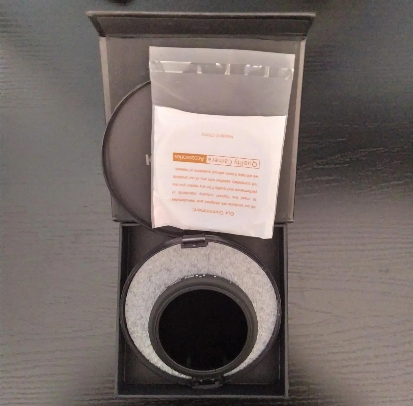 K&F Concept Nano-Xcel ND2-32 filtro variabile 67mm 1-5 stop