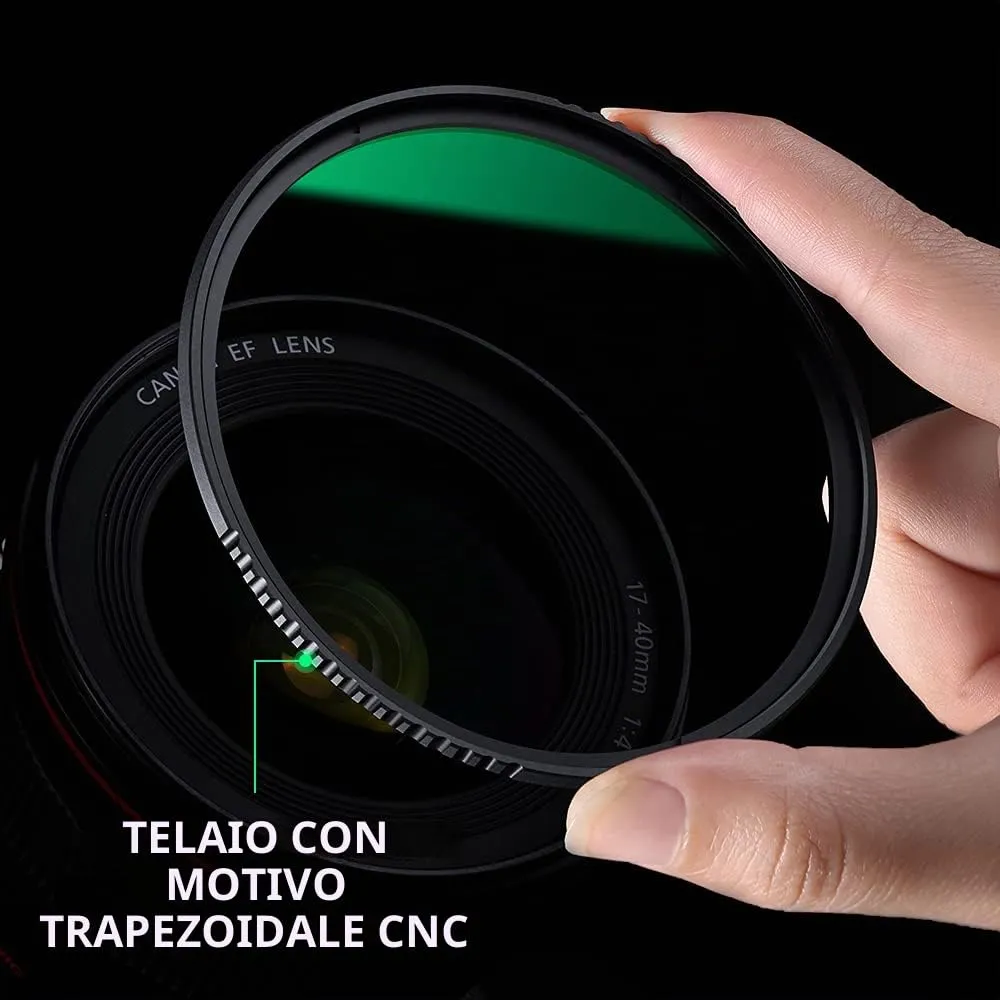 K&F Concept Nano-Klear filtro UV 37mm antiriflesso