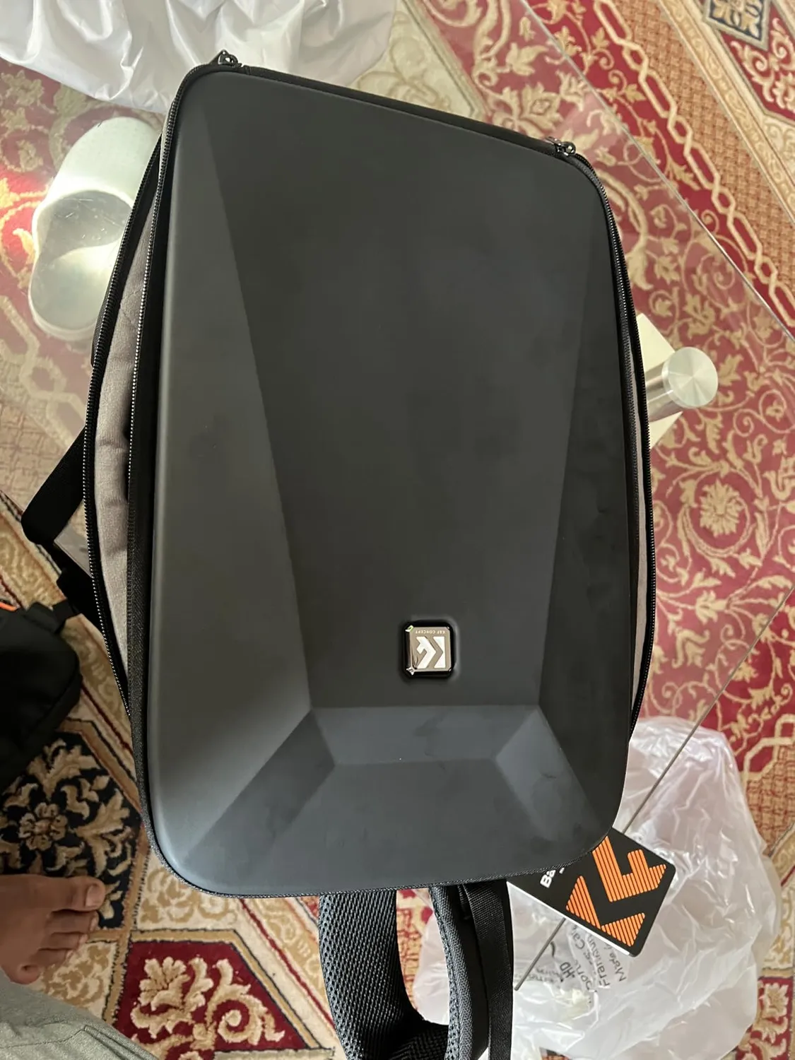 K&F Concept Zaino Foto Guscio Rigido 44cm Nero 15.6"