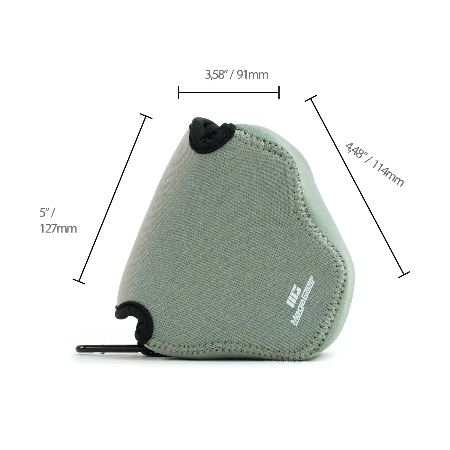 MegaGear Ultra Light Custodia Neoprene Grigia per Canon SX540 HS