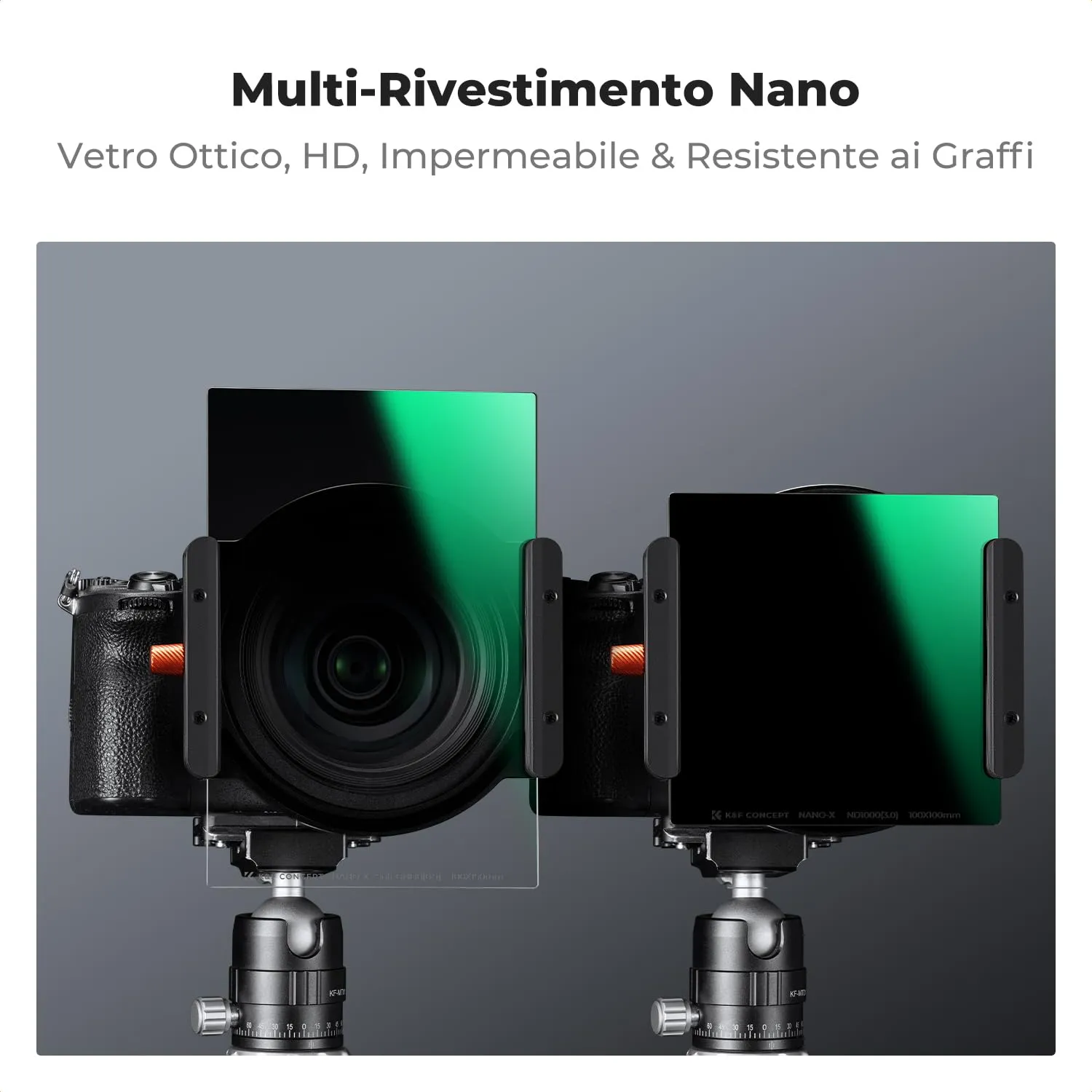 K&F Concept Nano-X Kit Filtri Quadrati ND1000 GND8