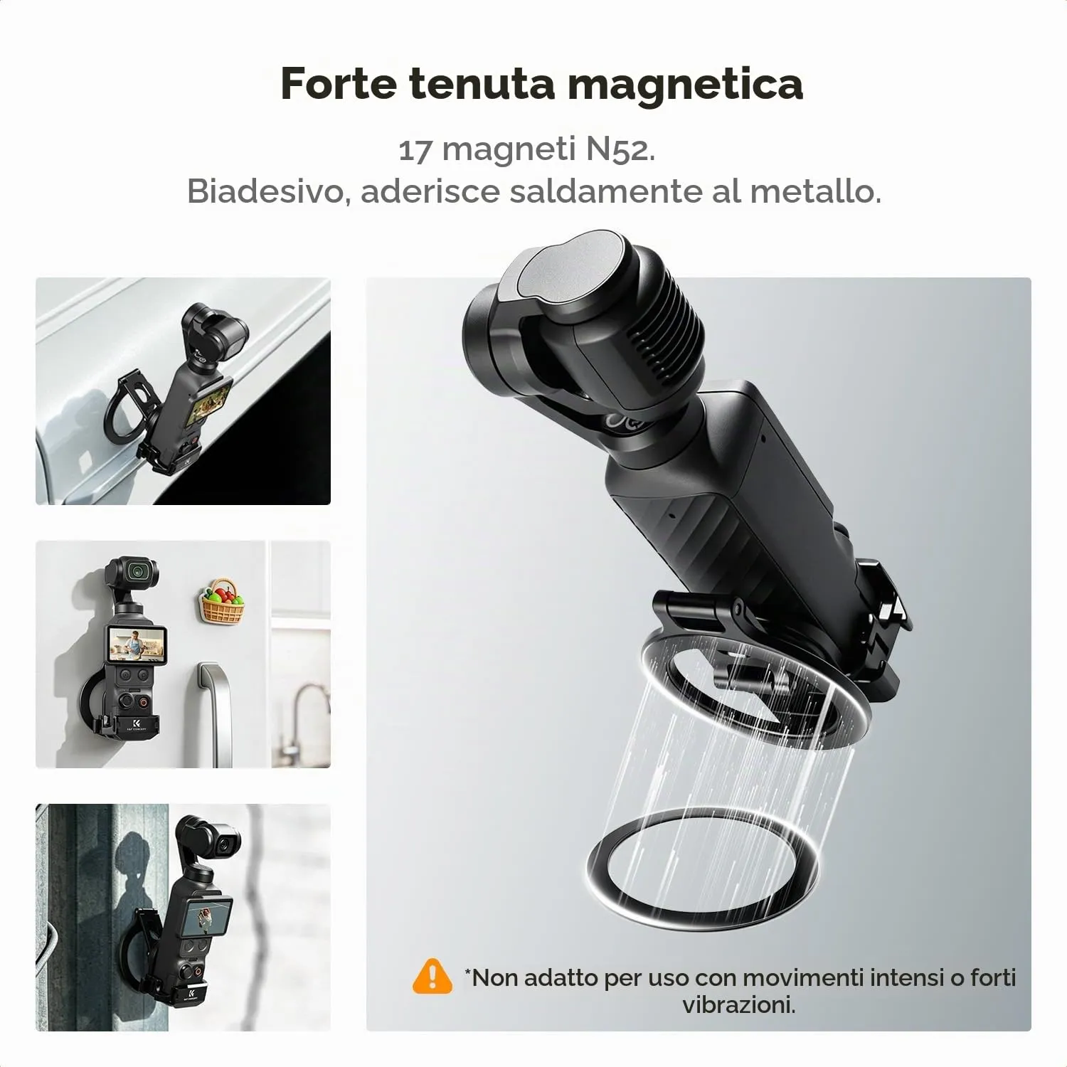 K&F Concept PP62 Gabbia Magnetica per DJI Pocket 3/4/4P