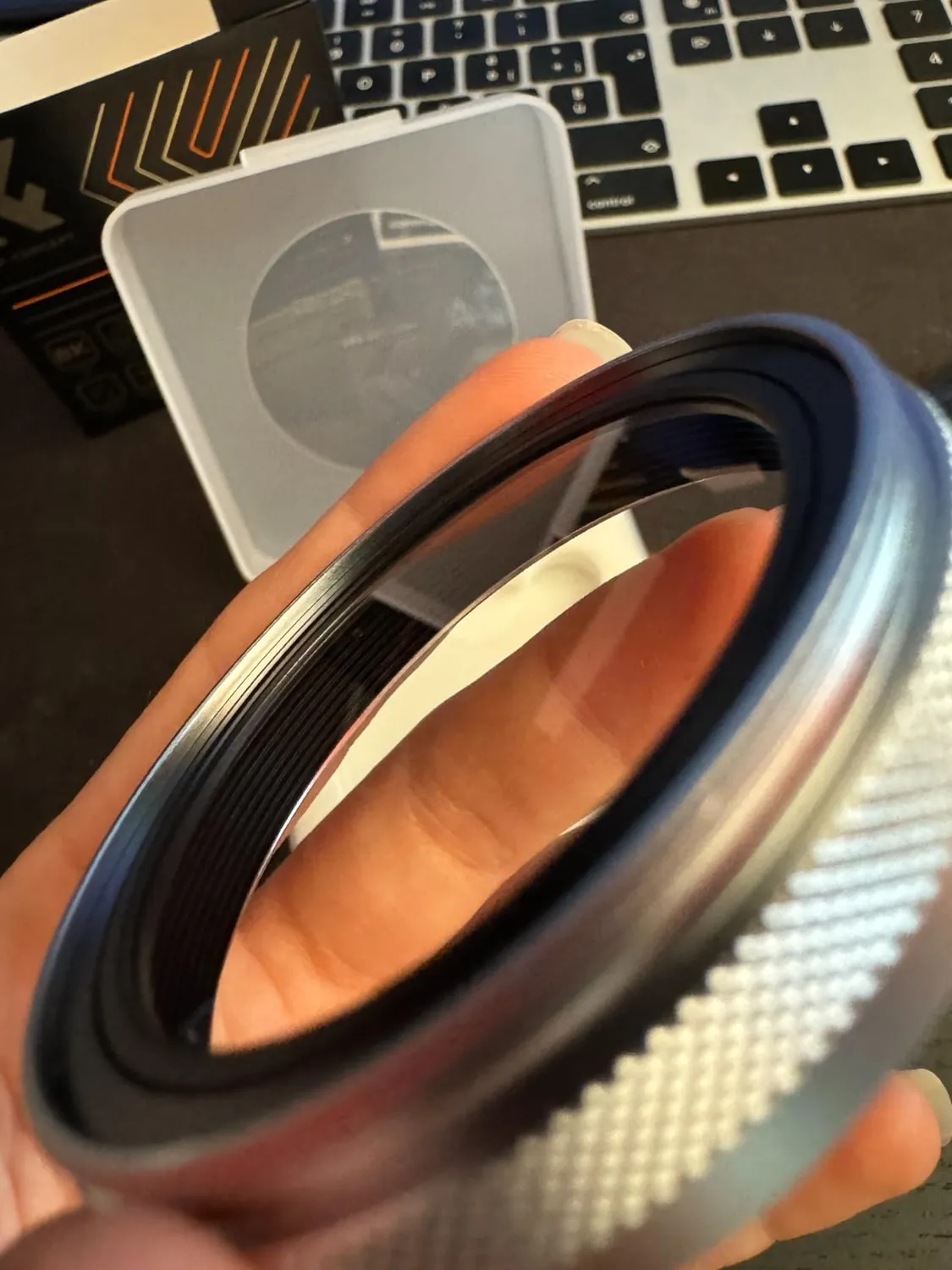 K&F Concept Nano-Xcel Filtro UV X100 Nero protezione