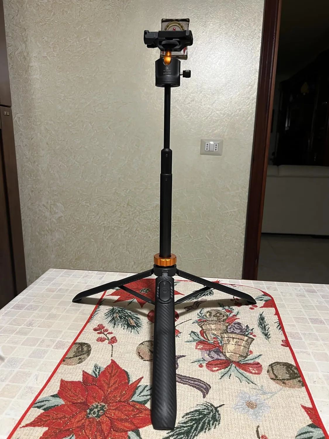 K&F Concept Treppiede Smartphone 158cm con Telecomando