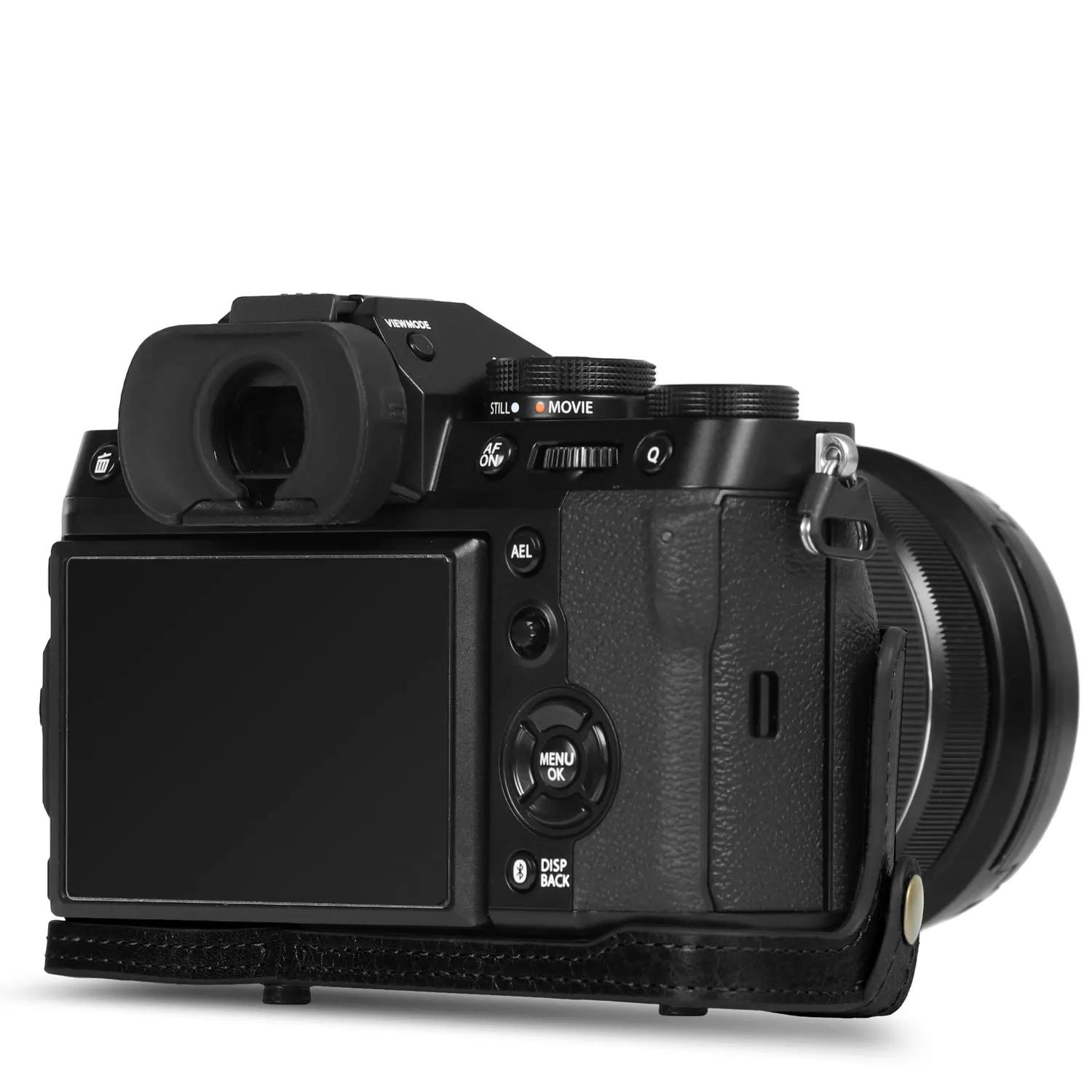 MegaGear X-T5 custodia vera pelle 16-80mm nero