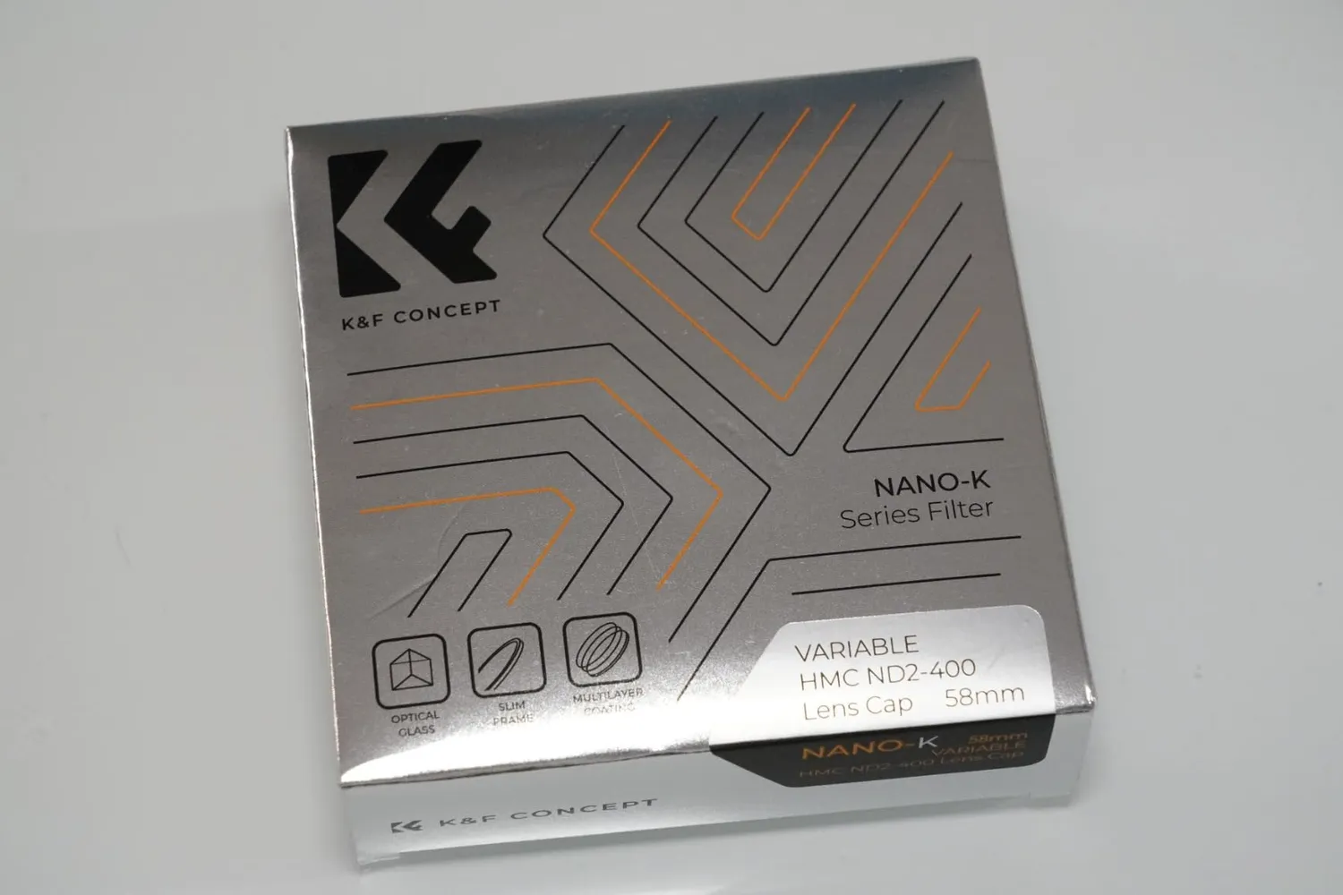 K&F Concept Nano-Klear filtro variabile ND2-400 77mm 9 stop
