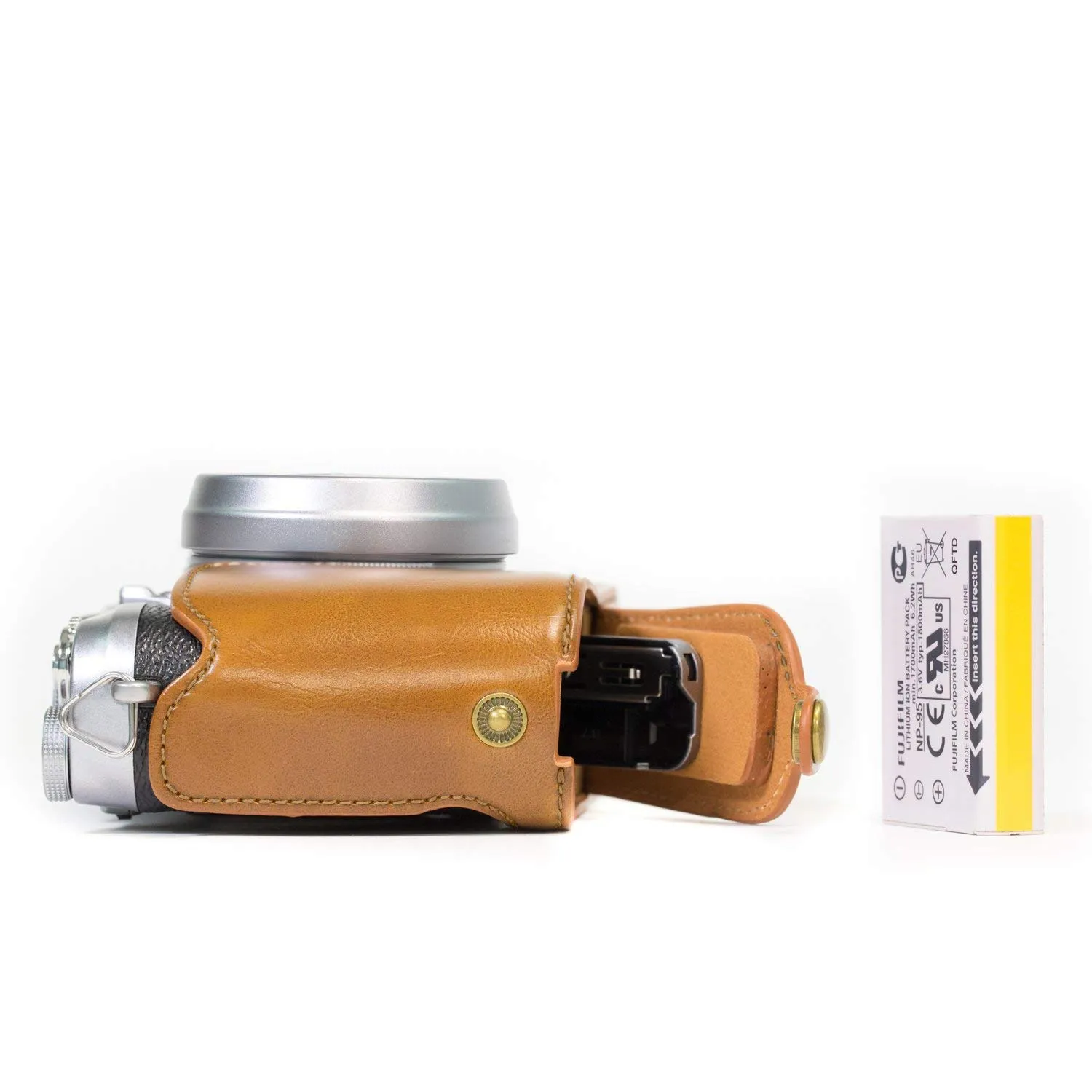 MegaGear Ever Ready Custodia X100S ecopelle accesso batteria