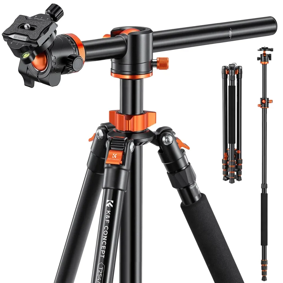 K&F Concept T254A8+BH-28L treppiede alluminio 240cm