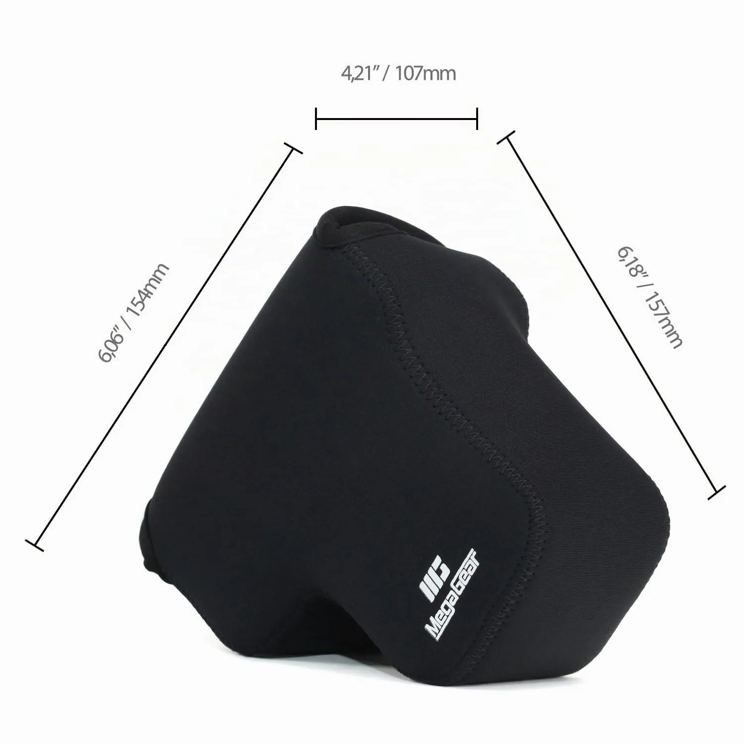 MegaGear MG755 Custodia Neoprene Sony RX10 III IV Nero