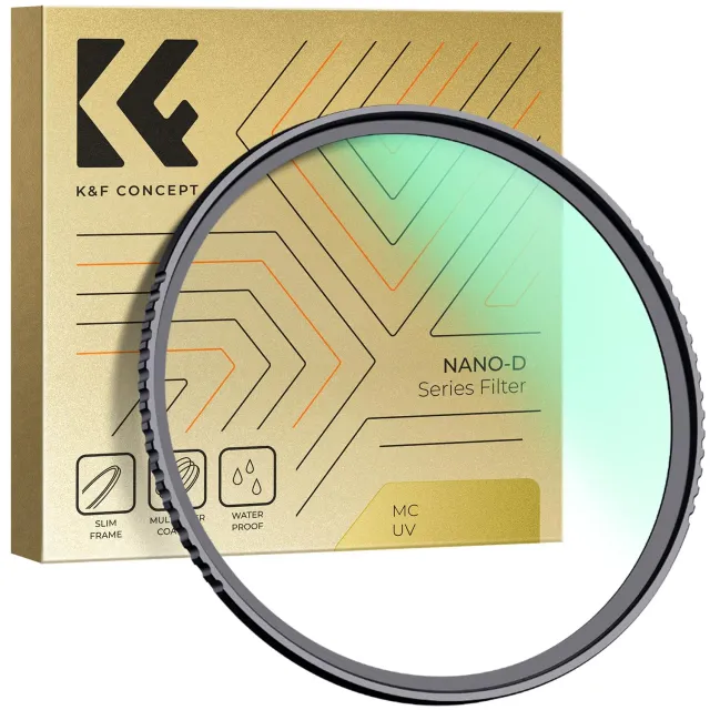 K&F Concept Nano-Dazzle filtro UV 67mm protezione 24 strati