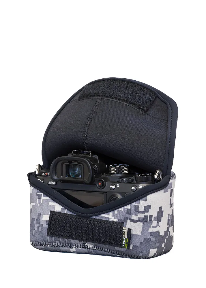 LensCoat BodyBag M custodia mirrorless nera in neoprene