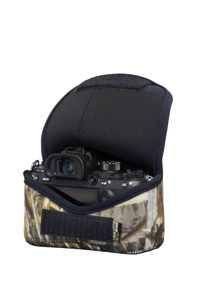 LensCoat BodyBag M custodia mirrorless nera in neoprene