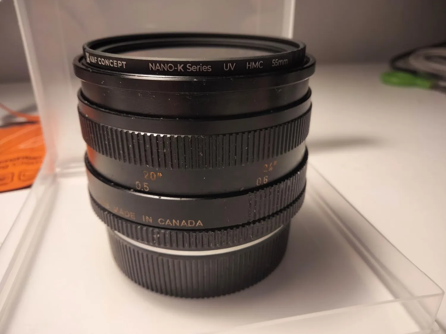 K&F Concept Nano-Klear filtro UV 82mm con tappo