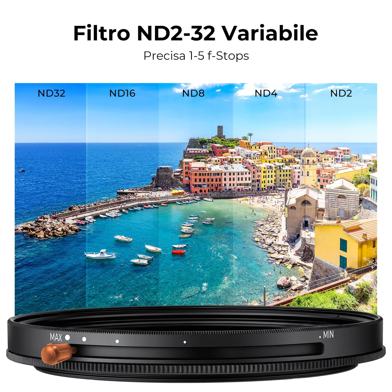 K&F Concept ND2-32 CPL Filtro Variabile 67mm 2 in 1