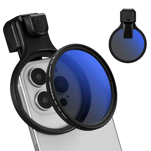 K&F Concept Kit Filtro CPL Telefono 67mm Press-Type