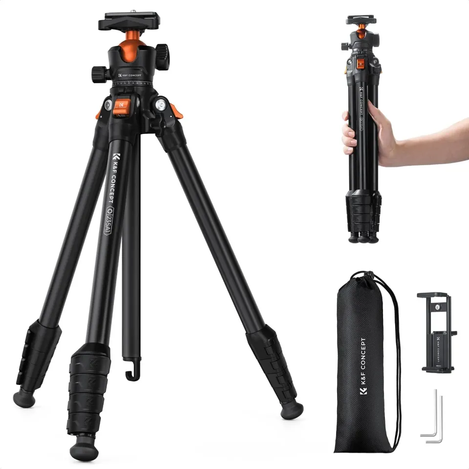 Concept O235A1+BH-40 Treppiede Alluminio 163cm 10kg Testa 40mm