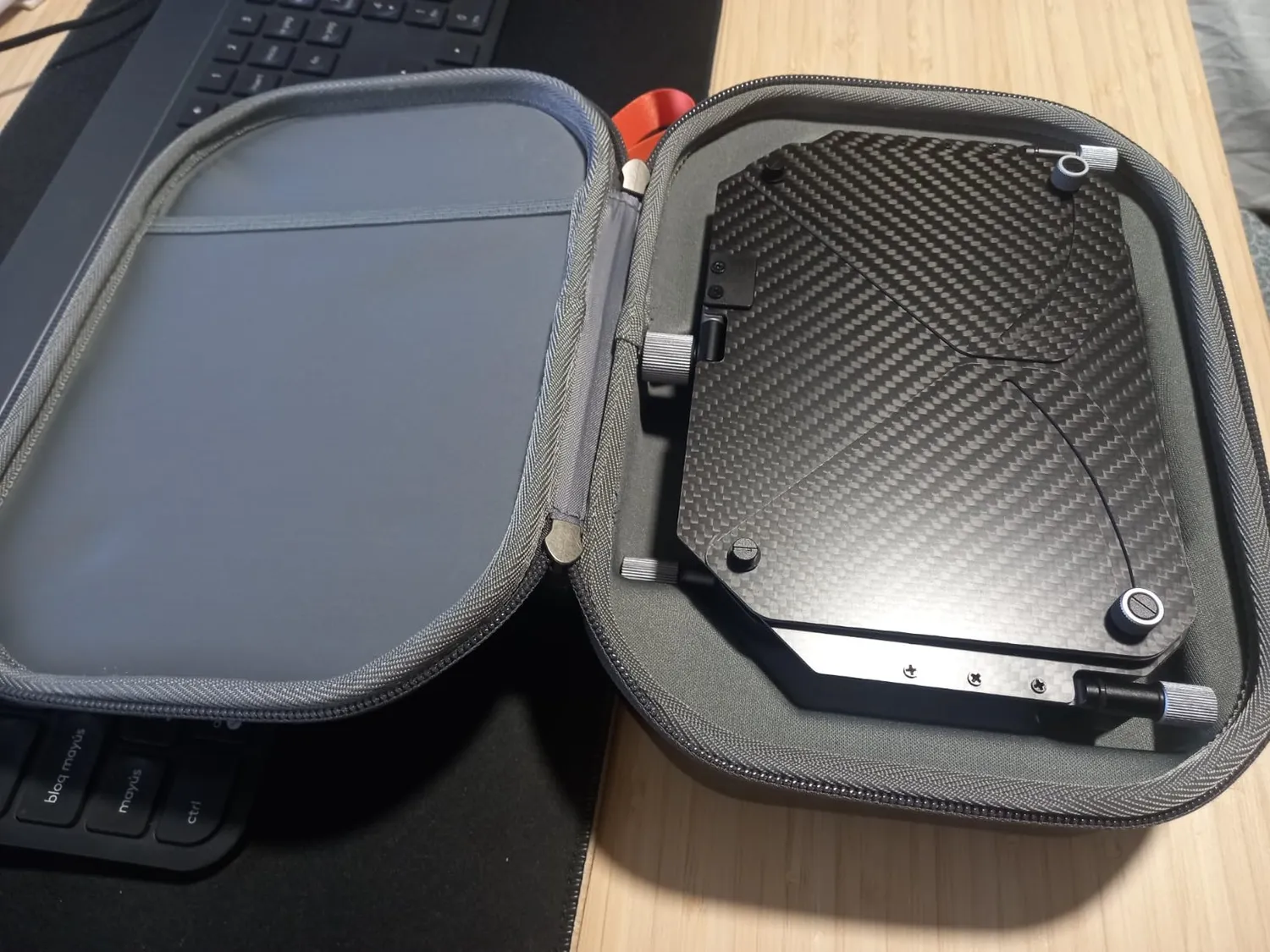 K&F Concept Mini Matte Box 4x5,65" paraluce video 2 filtri