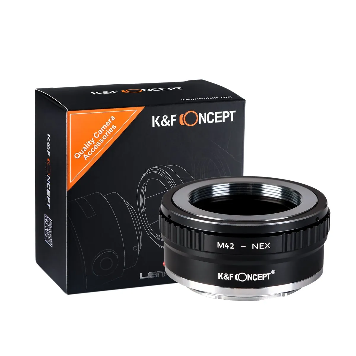 K&F Concept M42-NEX II adattatore M42-Sony E nero