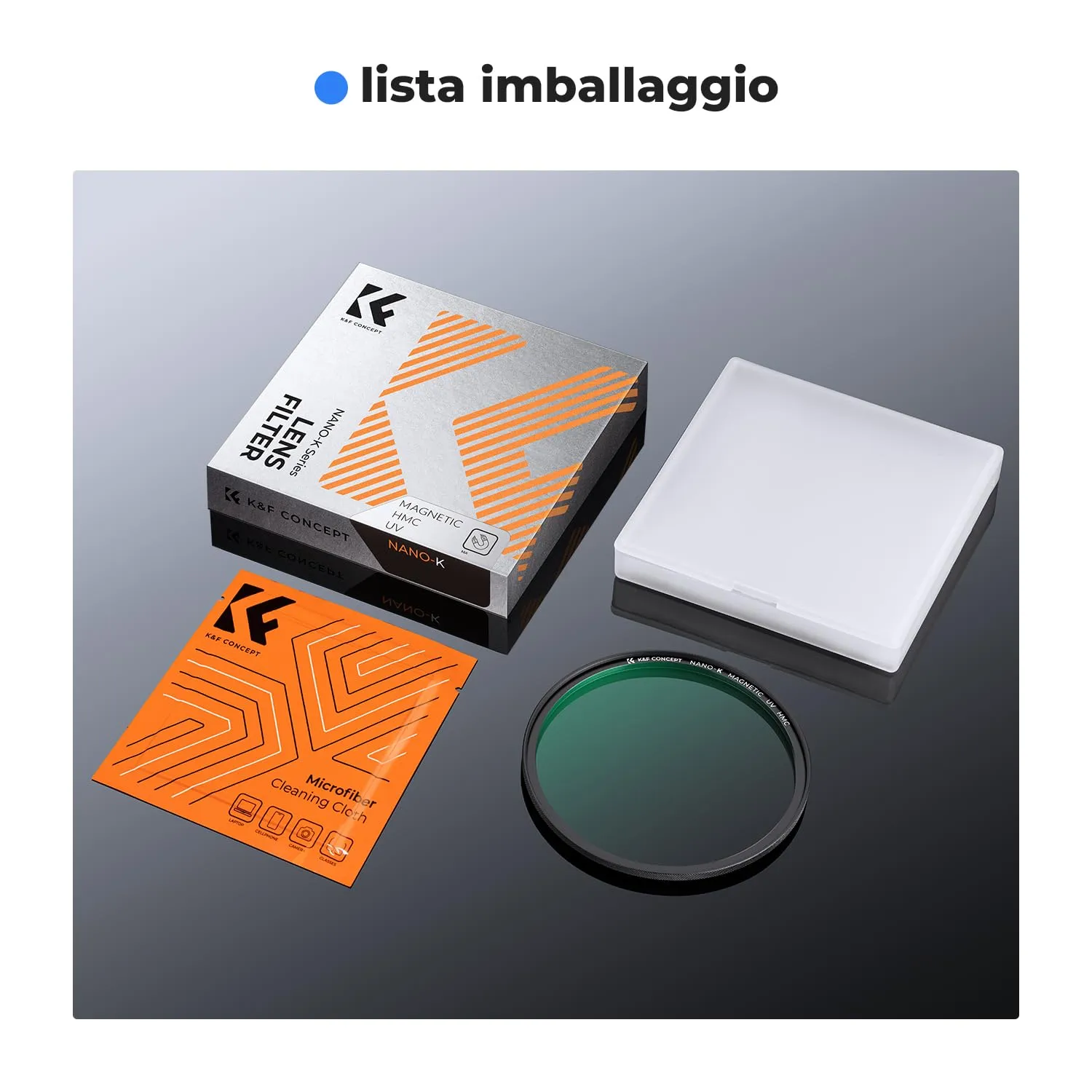 K&F Concept Nano-K Filtro UV Magnetico 67mm