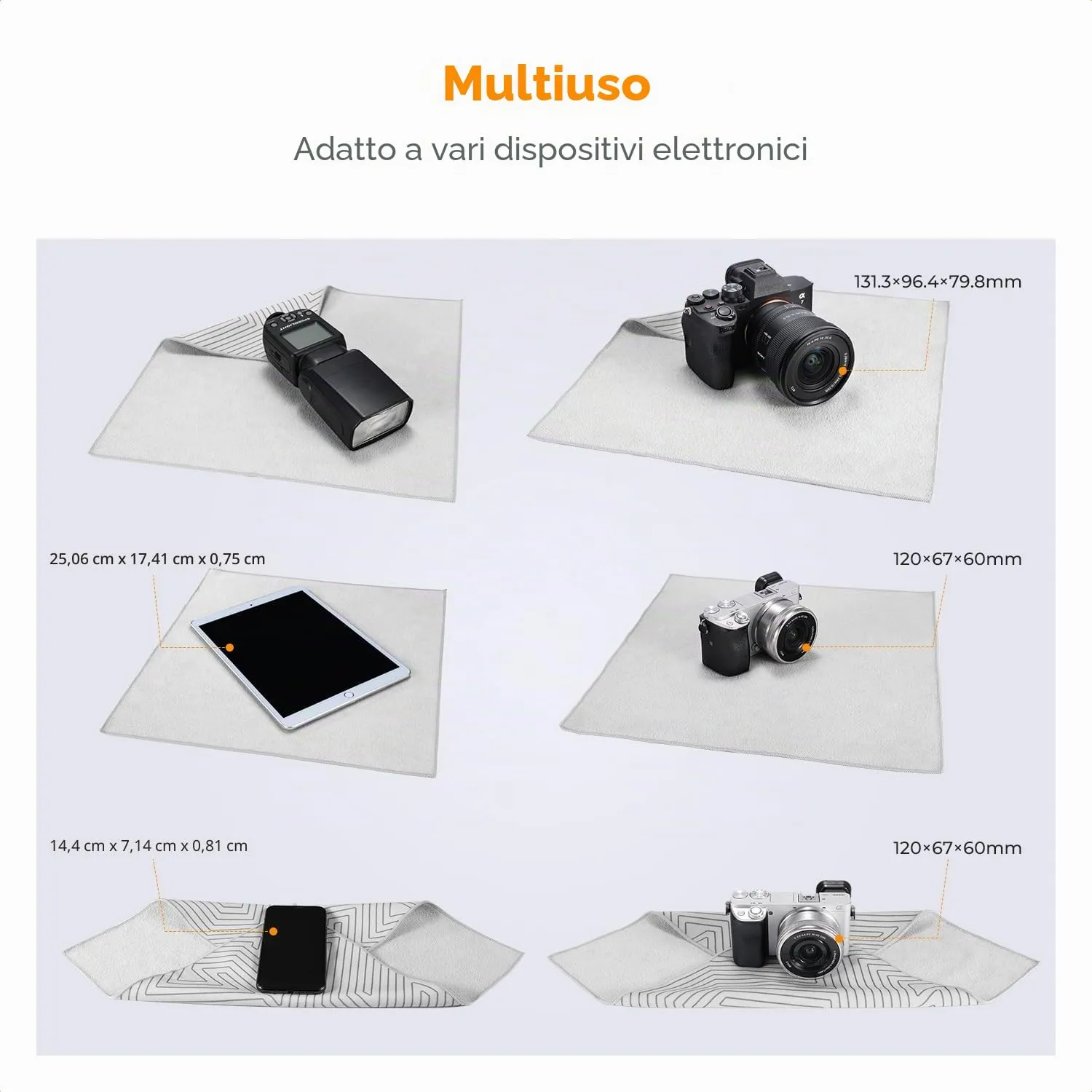 Concept set 2 teli protettivi 35+45 cm autoaggrappanti