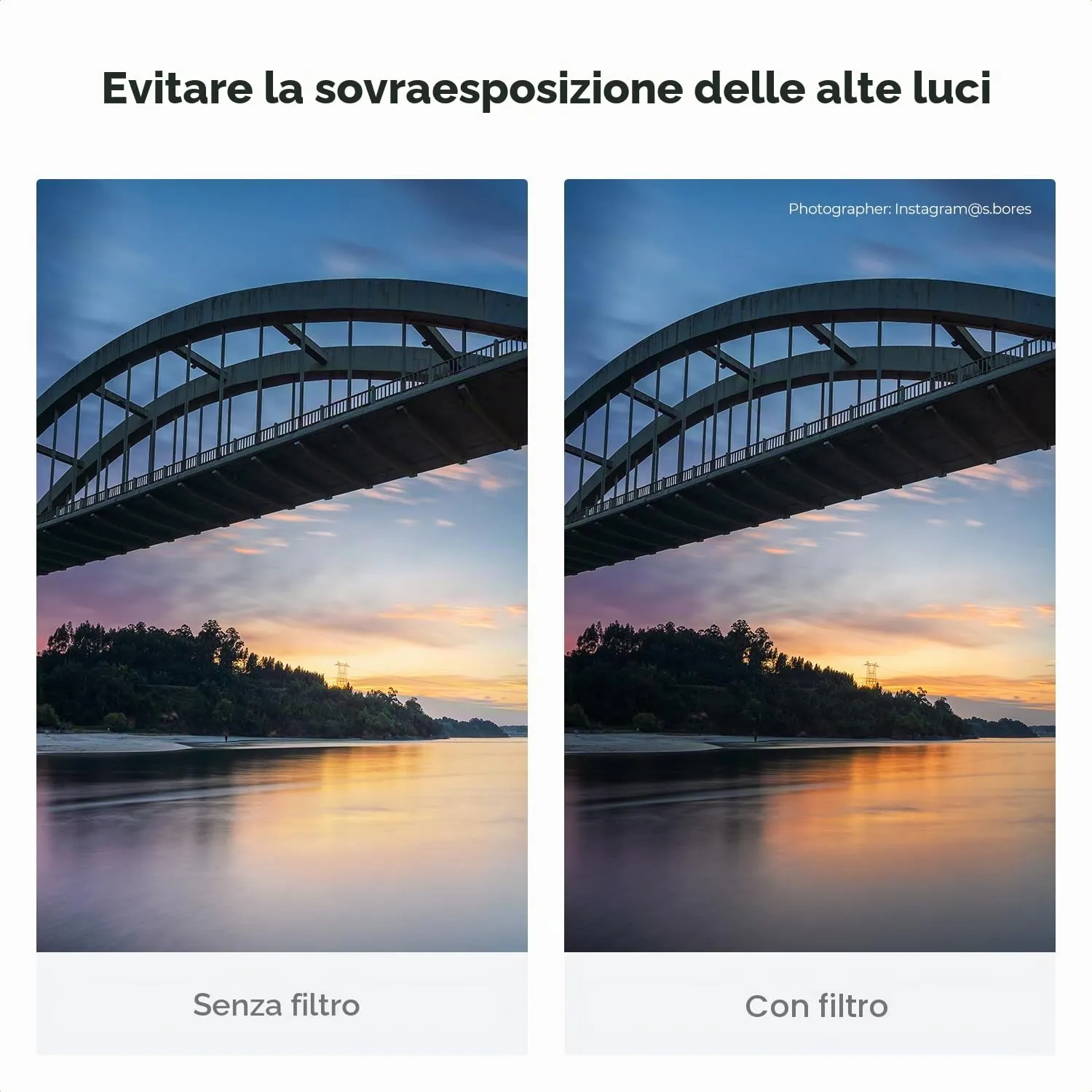 K&F Concept Filtro GND8 Graduato Soft 82mm 3 Stop