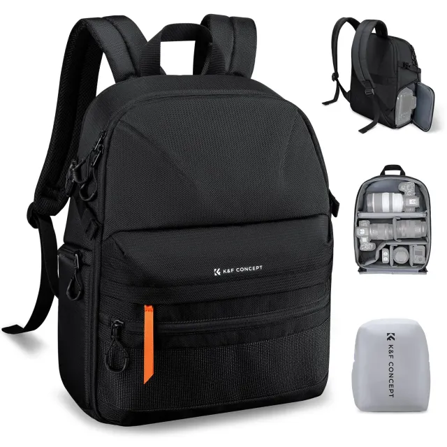 K&F Concept zaino fotografico 25L impermeabile leggero