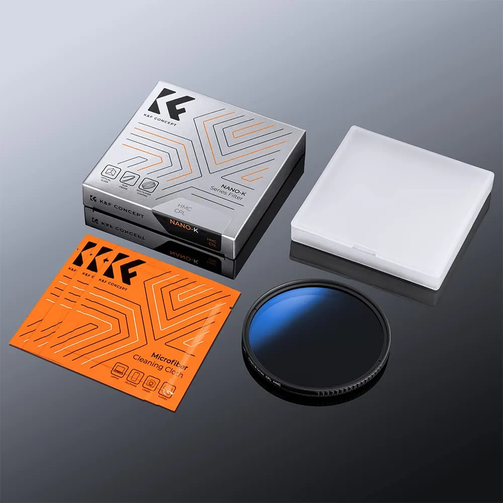 K&F Concept Nano-Klear filtro CPL 82mm polarizzatore