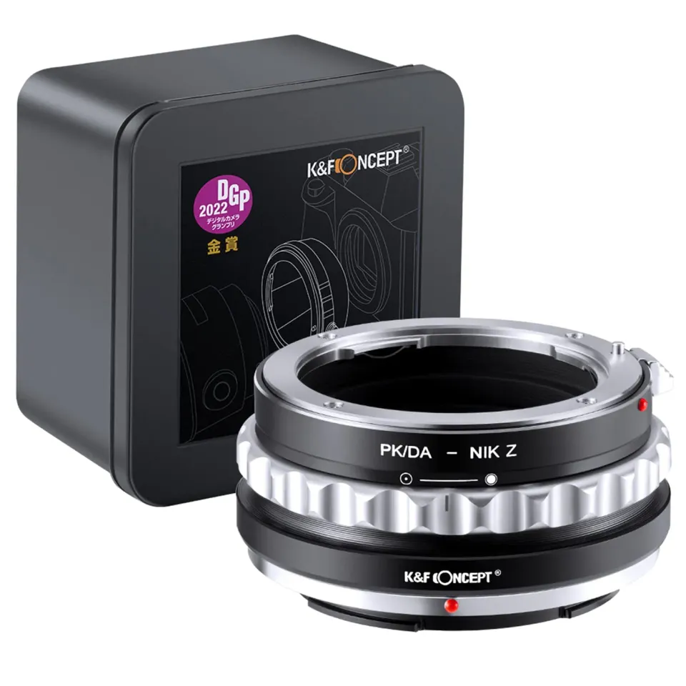 K&F Concept adattatore PK/DA-Nikon Z manuale ottiche Pentax K