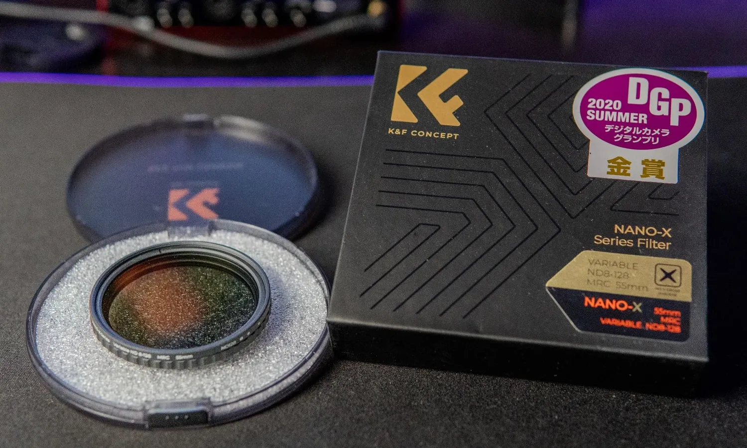 K&F Concept Nano-Xcel ND8-128 filtro variabile 67mm 3-7 stop