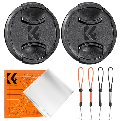 K&F Concept Tappo Obiettivo 55mm Set 2 Pezzi
