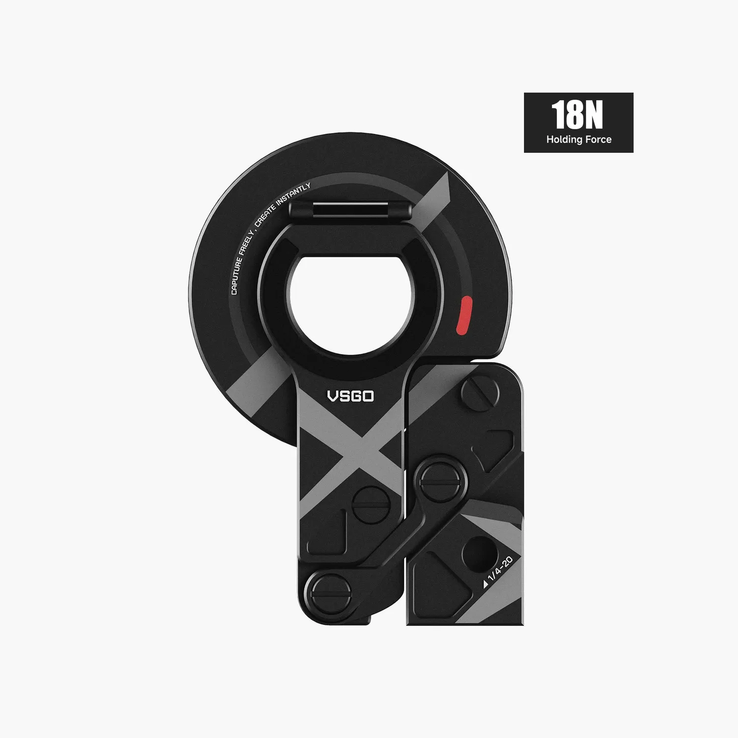 VSGO supporto magnetico telefono nero ultrasottile 7 mm