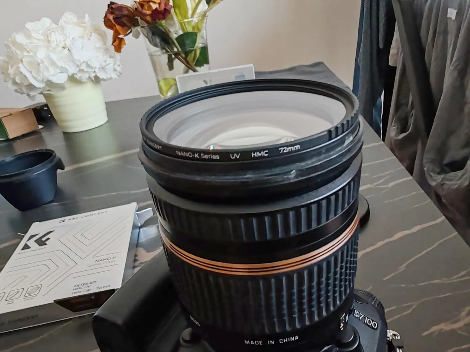 K&F Concept Nano-Klear filtro UV 82mm con tappo