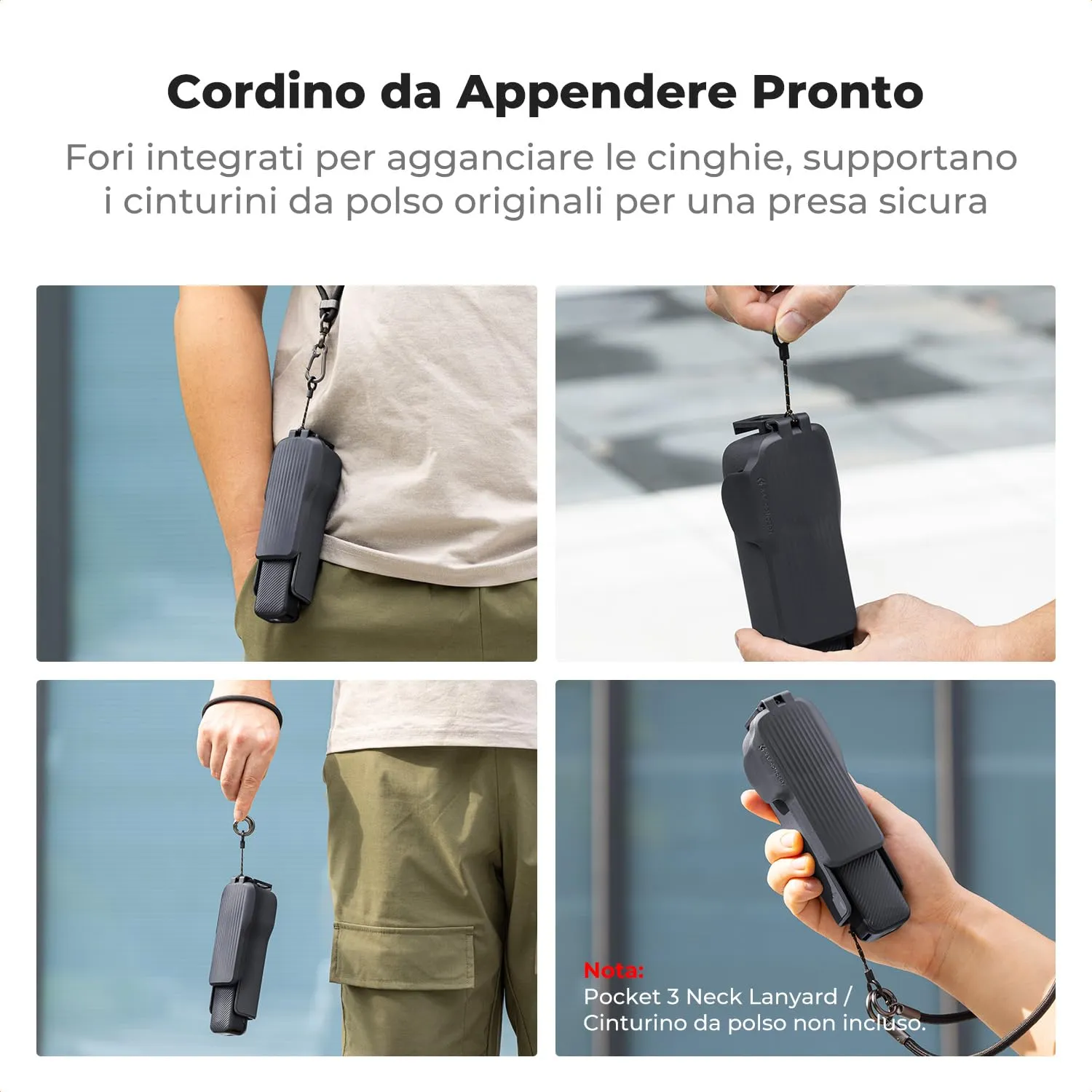 K&F Concept custodia Pocket 3 per filtri e microfono