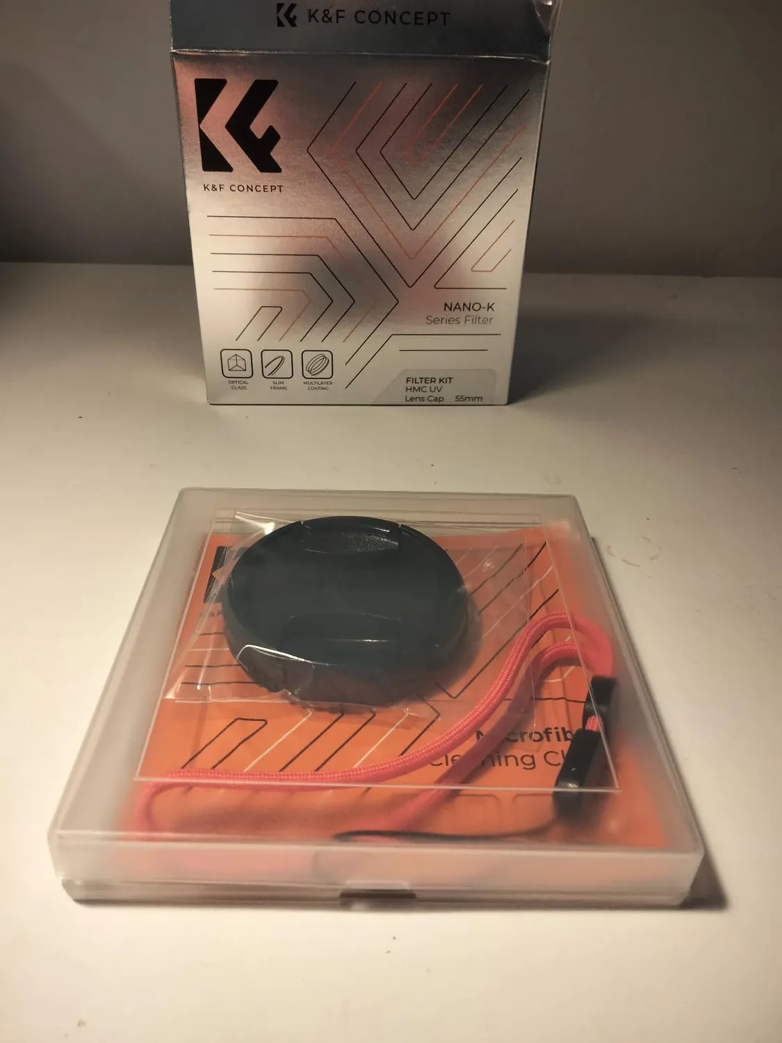 K&F Concept Nano-Klear filtro UV 82mm con tappo