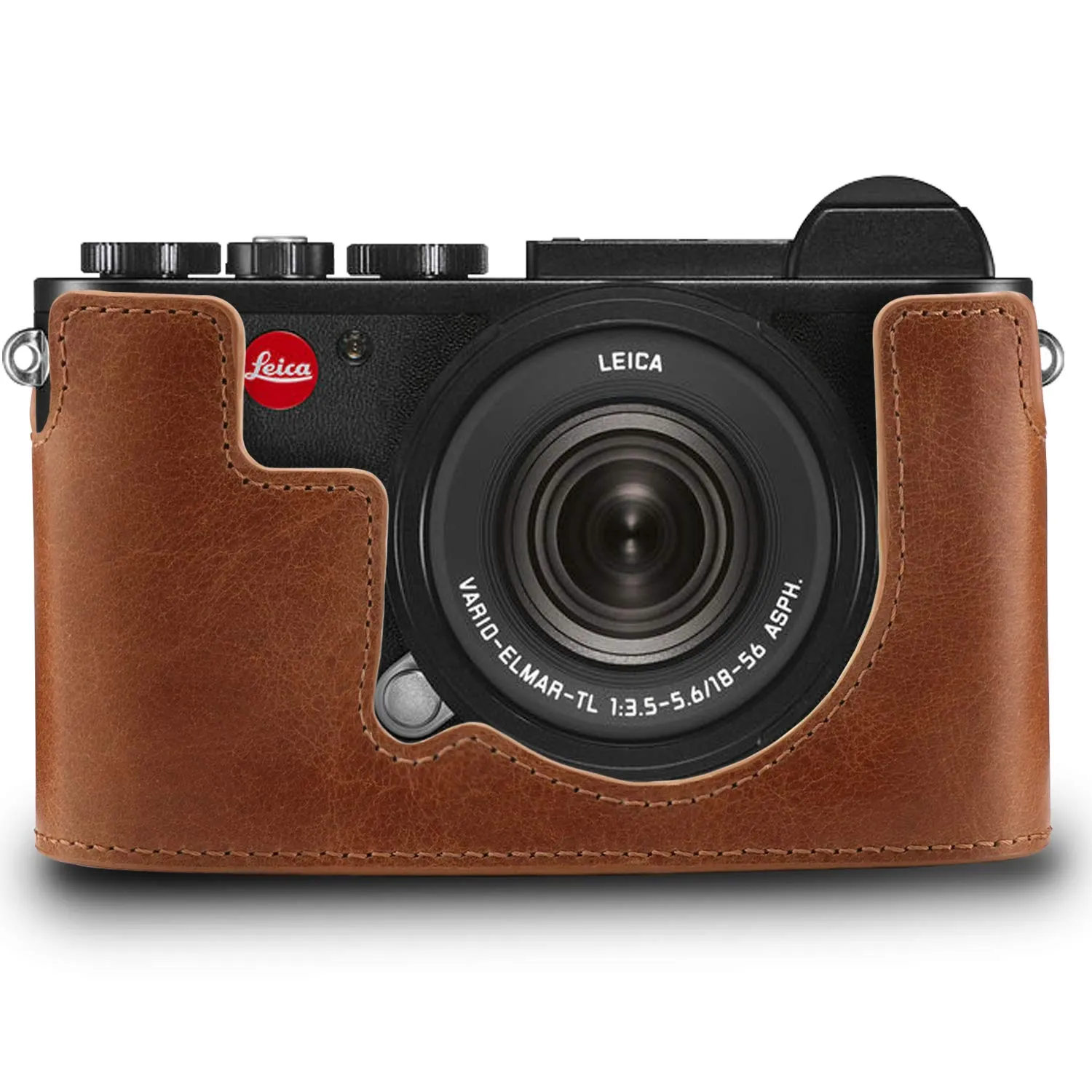 MegaGear Custodia Pelle Canon Marrone Chiaro