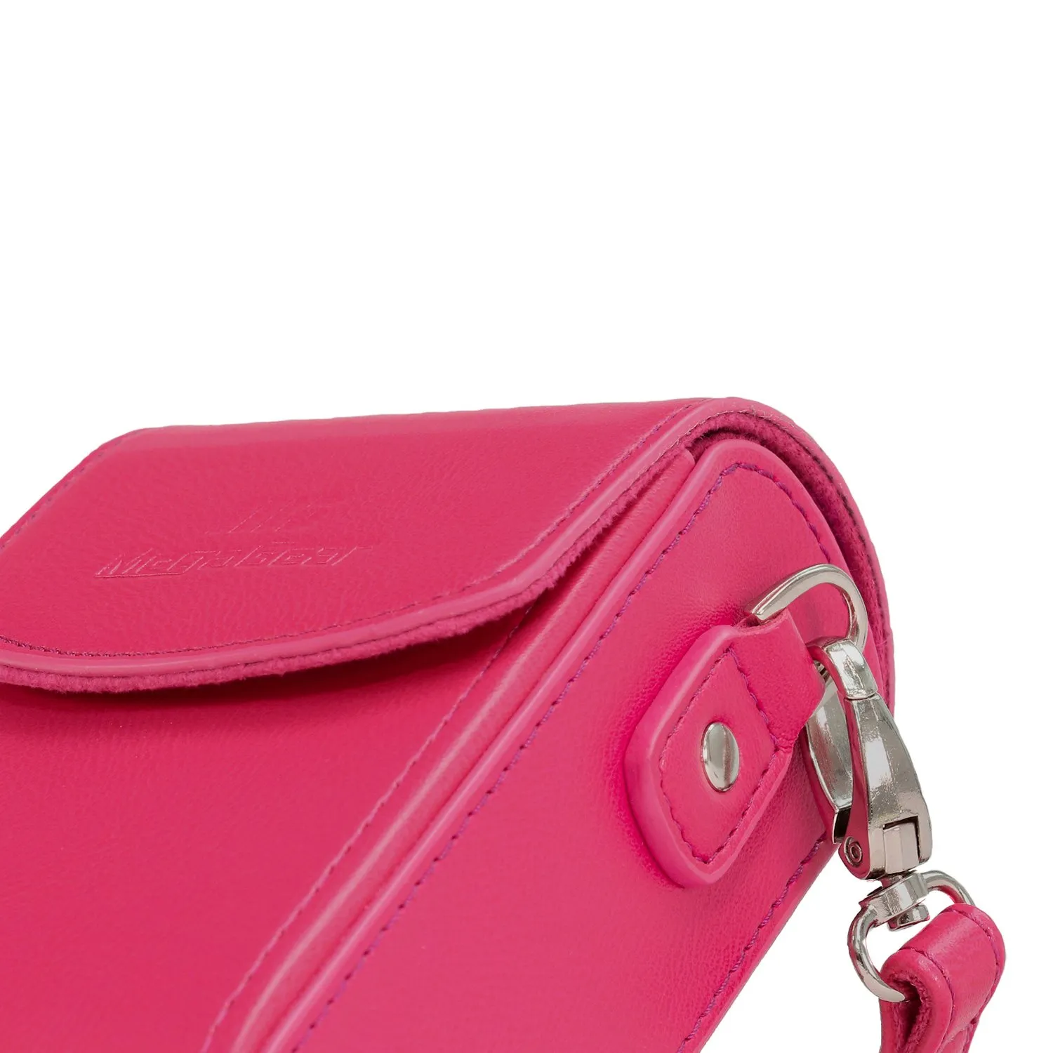 MegaGear MG1254 Custodia Fotocamera Rosa ecopelle