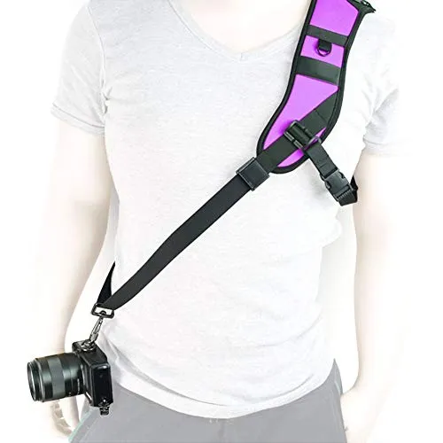 MegaGear MG013 tracolla fotocamera neoprene viola