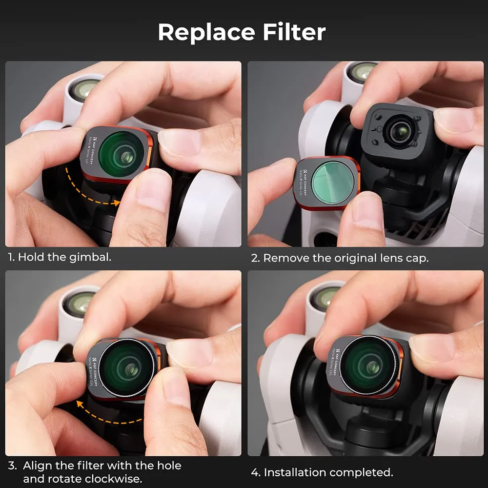 K&F Concept Filtri Mini 3 Pro 6 pack Standard Day Kit