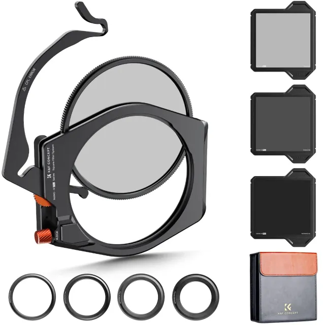 K&F Concept Nano-Xcel Pro kit portafiltri ND1000 ND8 ND64 CPL