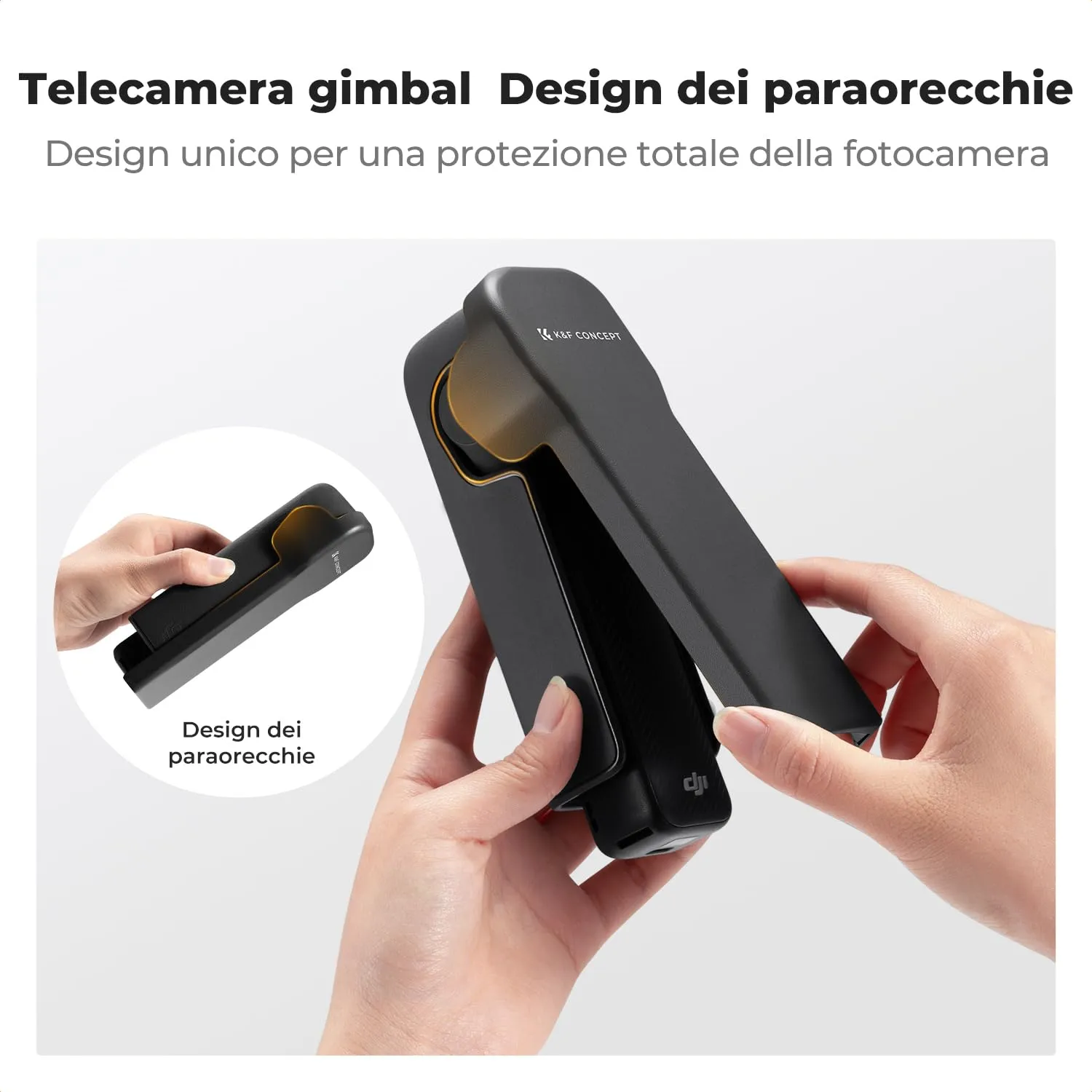 K&F Concept custodia protettiva DJI Osmo Pocket 3 ABS leggera