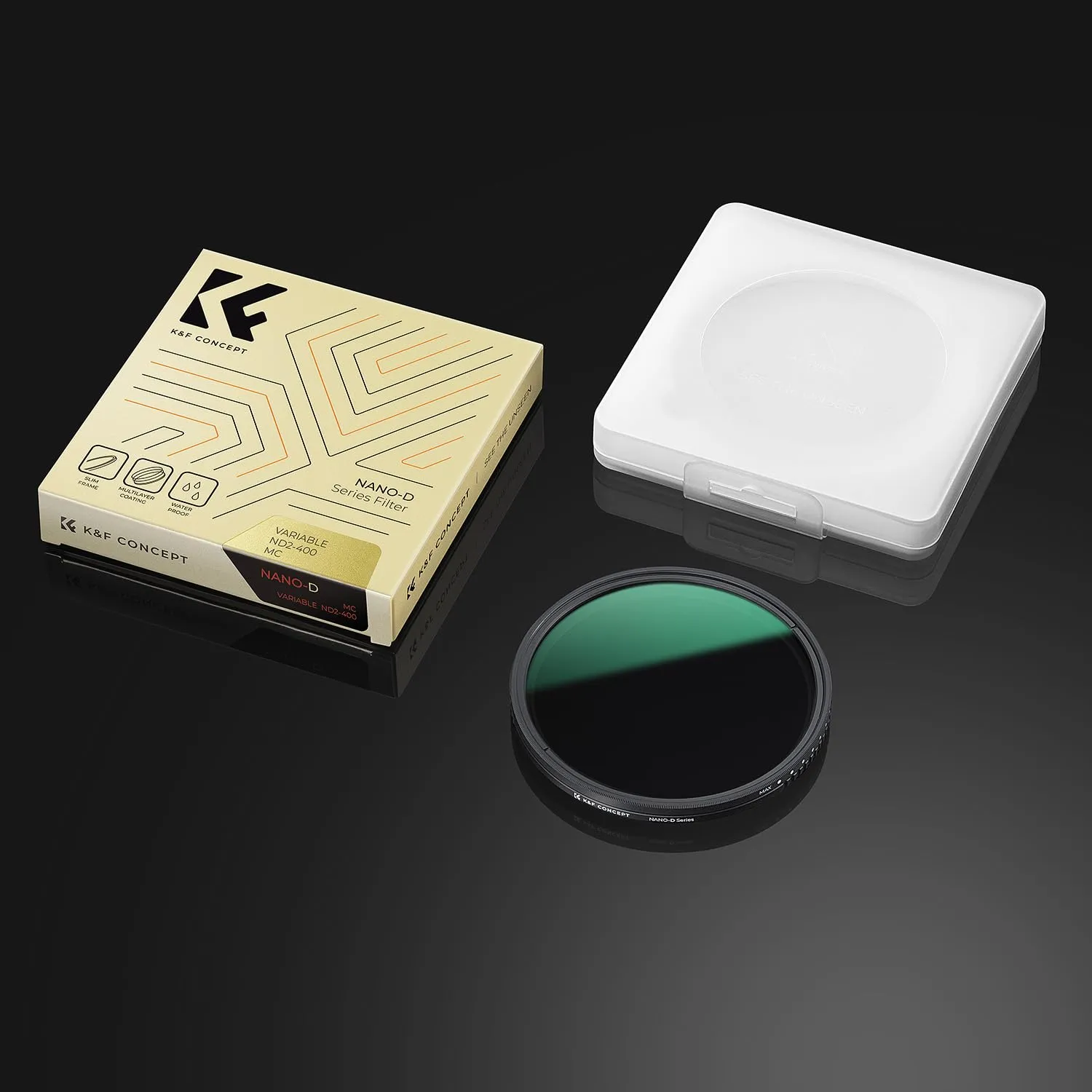 K&F Concept Nano-Dazzle ND2-400 Filtro Variabile ND 52mm