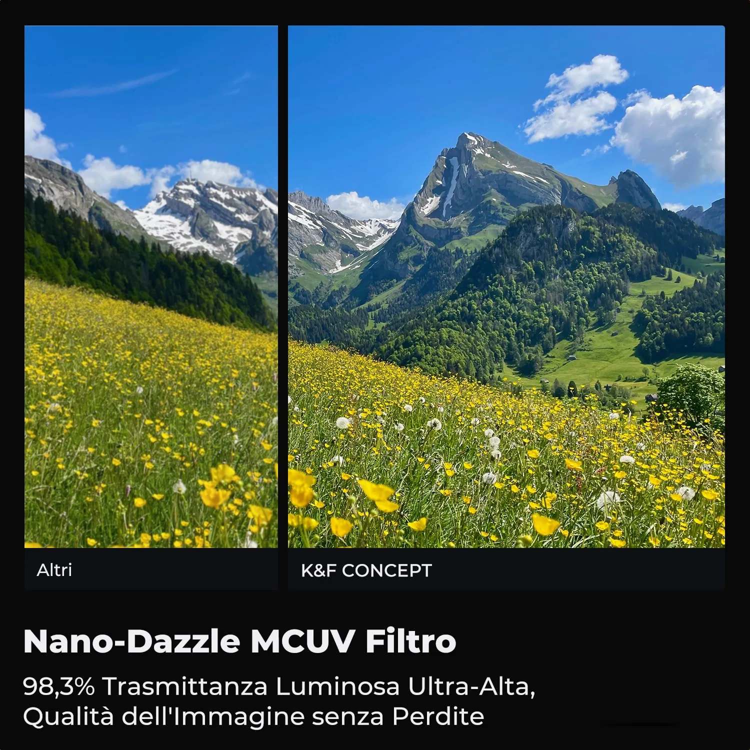 K&F Concept Nano-Dazzle Filtro UV 67mm
